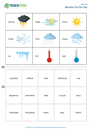 Weather Tic-Tac-Toe Preview