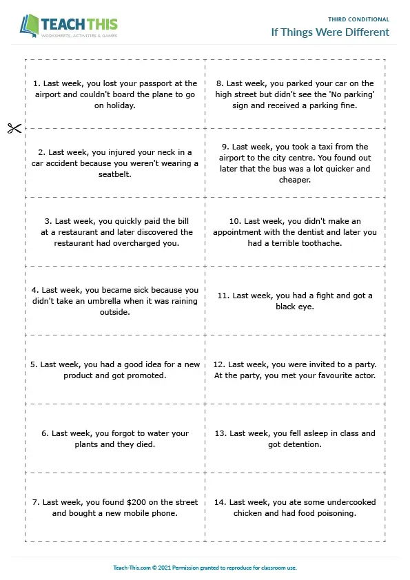 ESL third conditional activity for upper-intermediate B2: asking and answering questions, writing sentences