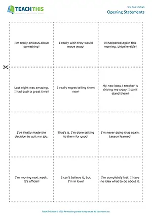 ESL Wh Questions Game preview, Upper-intermediate B2, asking and answering questions, communicative practice, group work